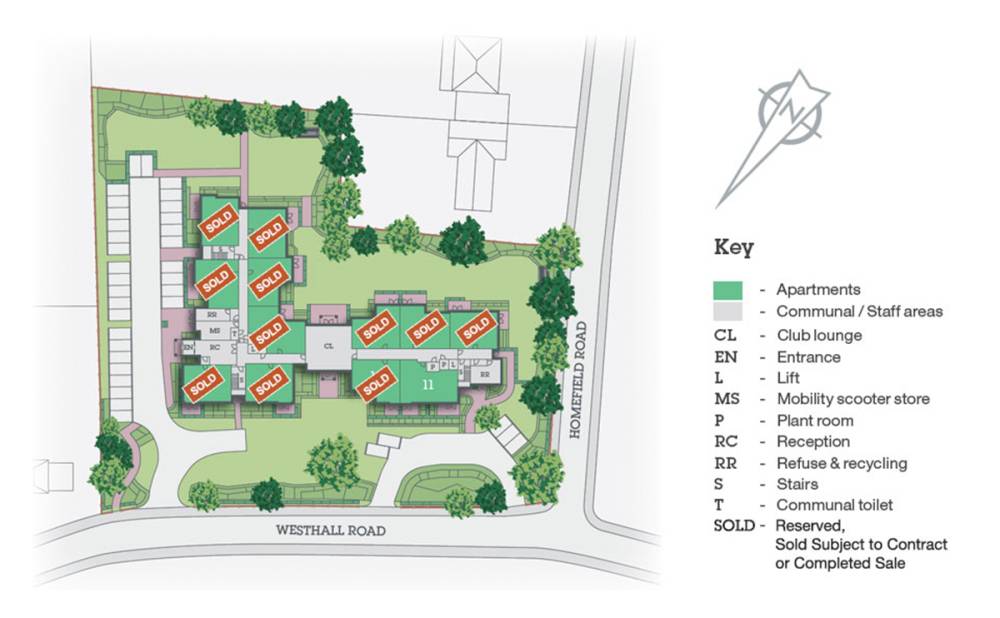 Site plan Langton House#