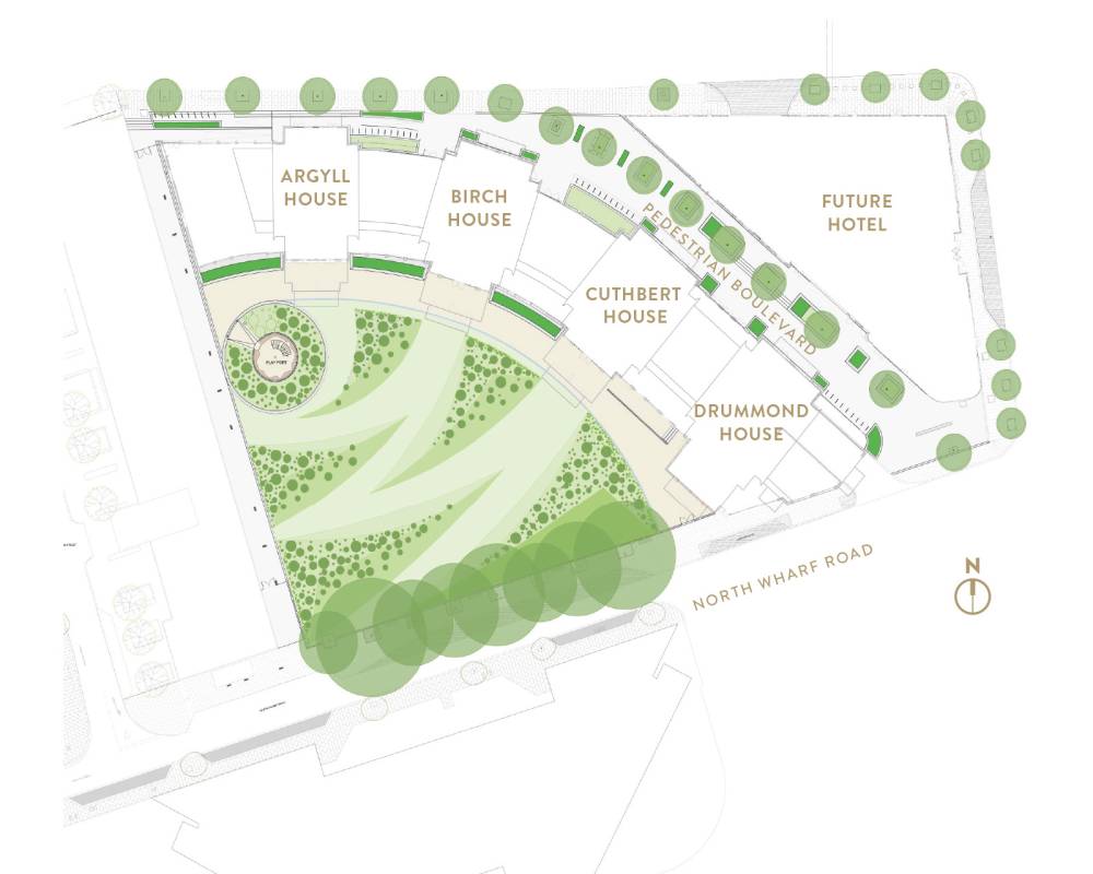 Site plan Paddington Gardens#
