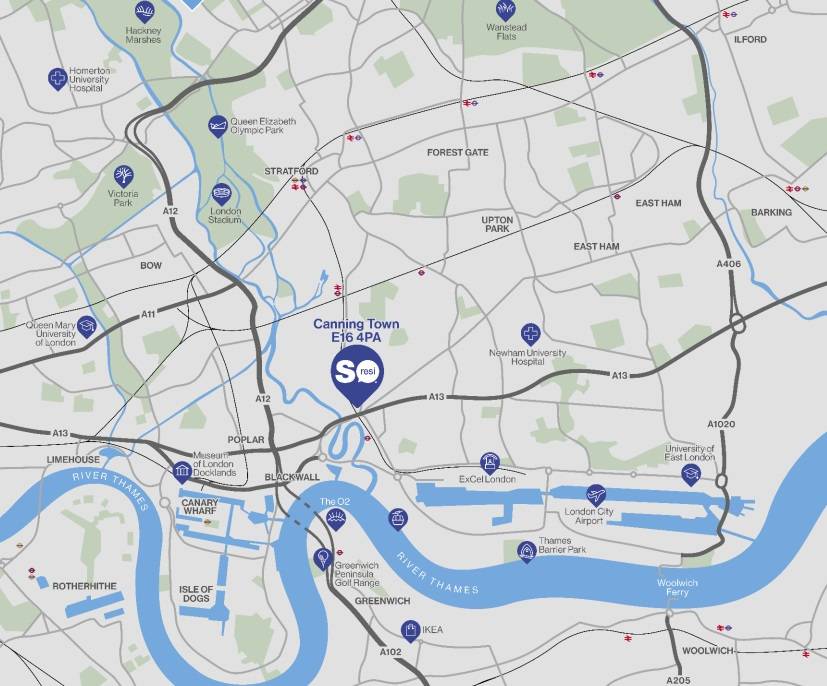 Site plan SO Resi Canning Town#