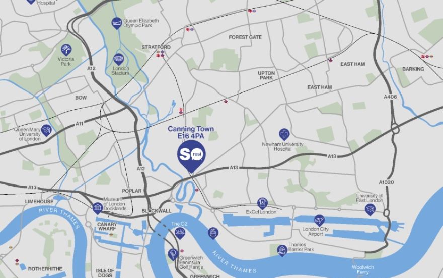 Site plan – SO Resi Canning Town