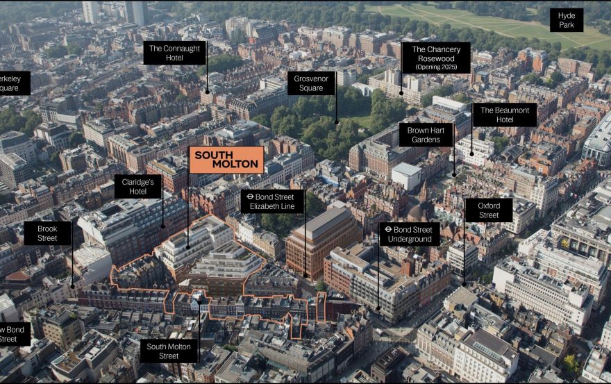 Site plan – South Molton Triangle