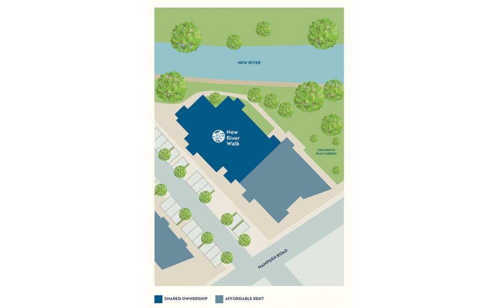 Site plan New River Walk#