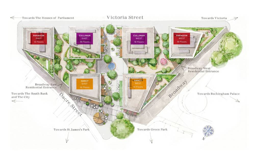 Site plan The Broadway#