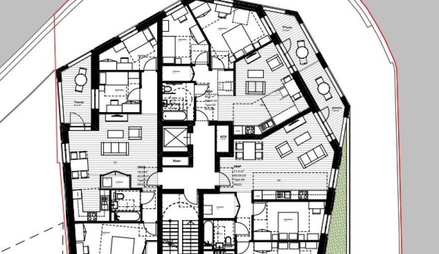 Plans Hallsville residences