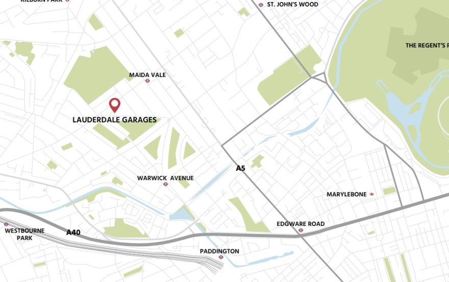 Site plan – Lauderdale Garages