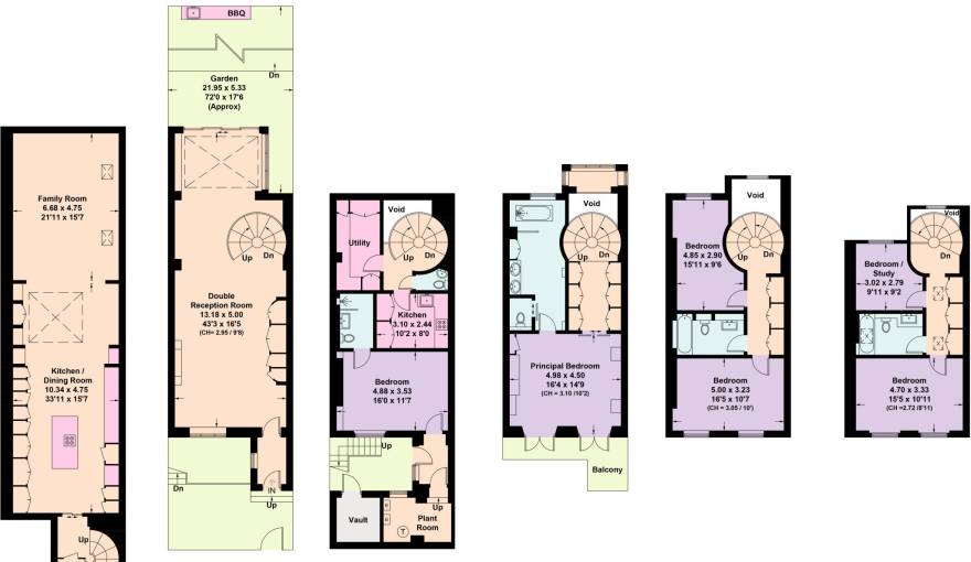 Plans Priory Walk