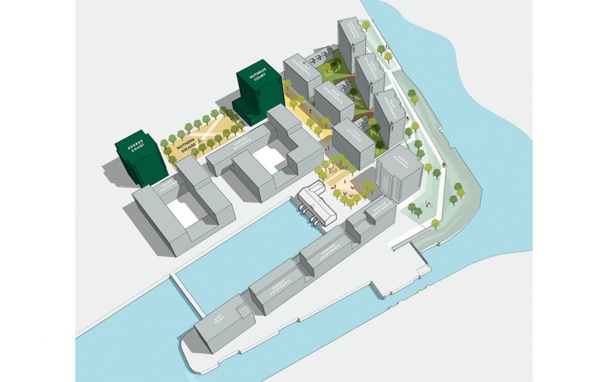 Site plan – Royal Albert Wharf
