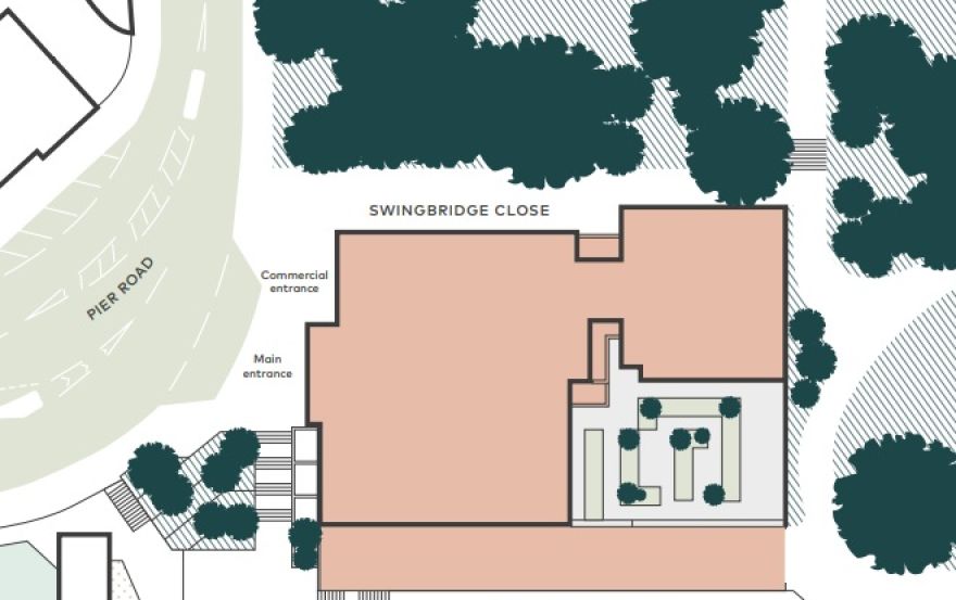 Site plan – Woolwich Reach