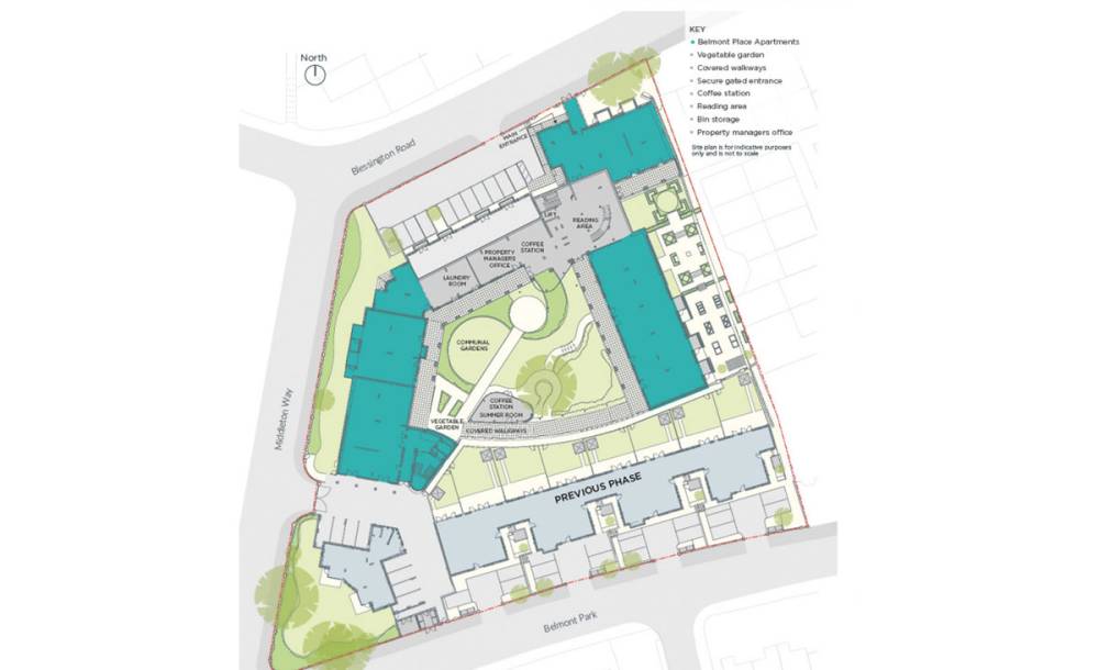 Site plan Belmont Place#