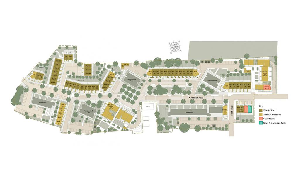 Site plan Granville Gardens#