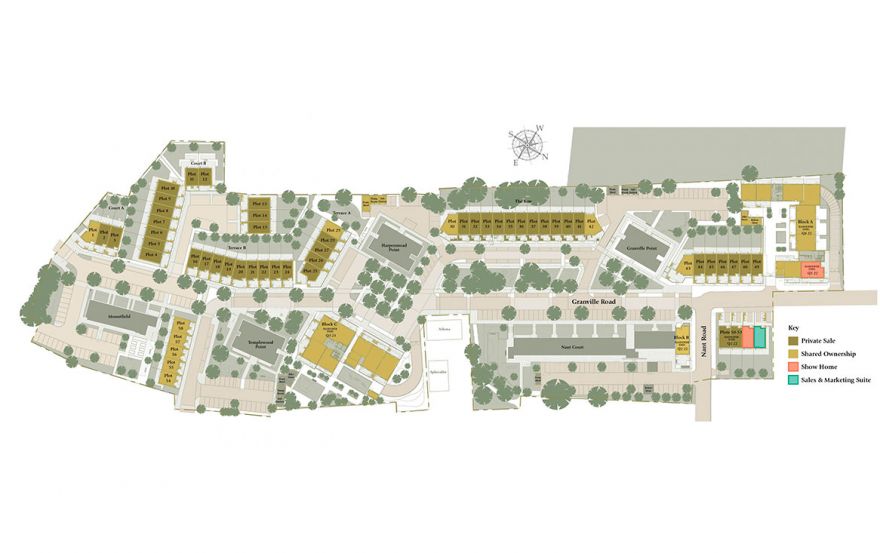 Site plan – Granville Gardens