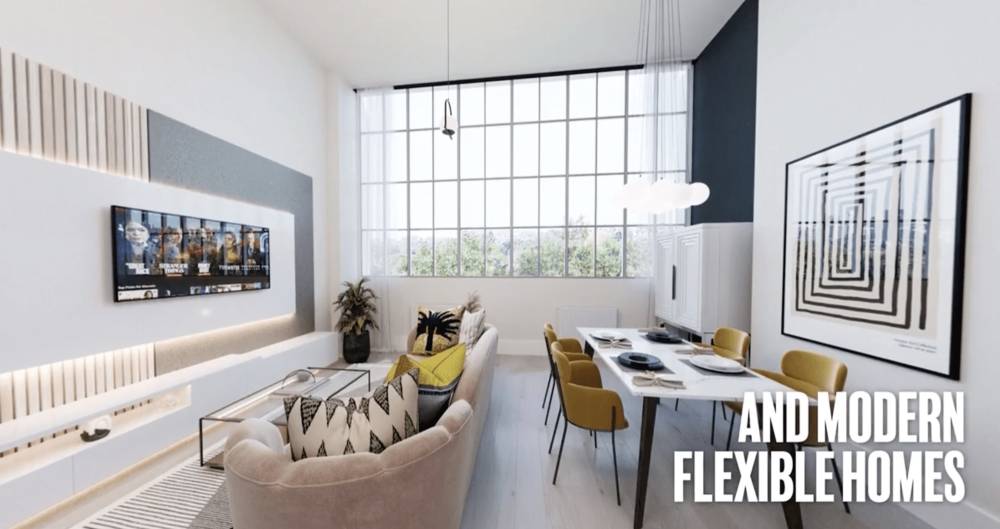 Interior design – Barnett Apartments in Hayes Village#