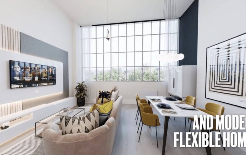 Interior design – Barnett Apartments in Hayes Village
