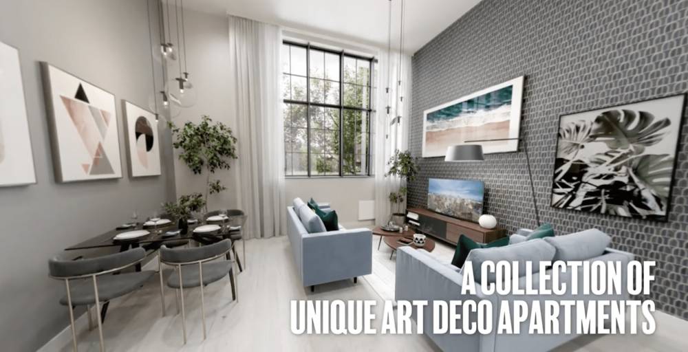 Interior design – Barnett Apartments in Hayes Village#