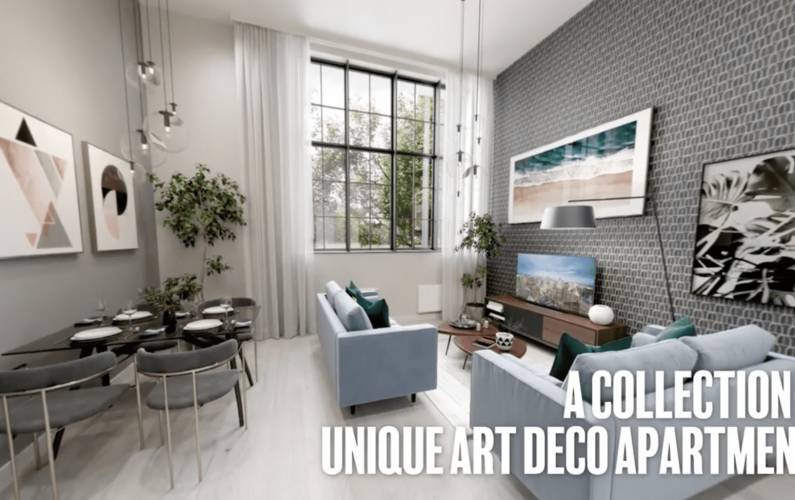 Interior design – Barnett Apartments in Hayes Village