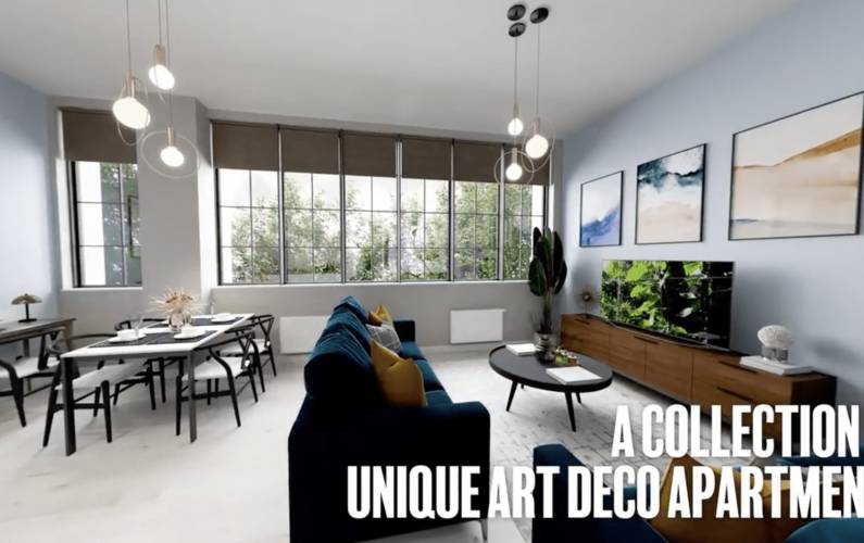 Interior design – Barnett Apartments in Hayes Village
