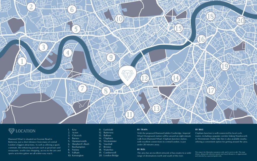 Site plan – Diamond Wharf