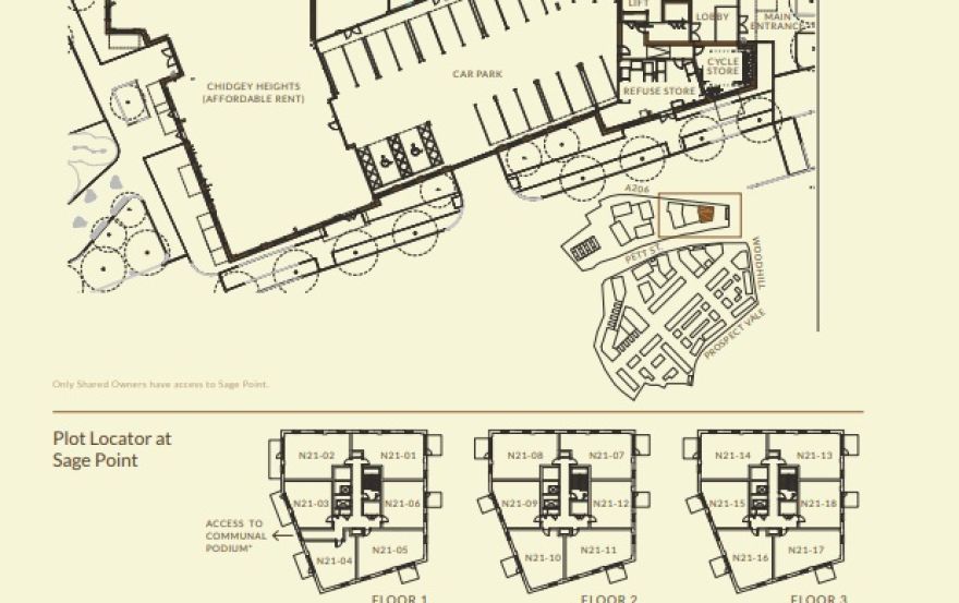 Site plan – Sage Point