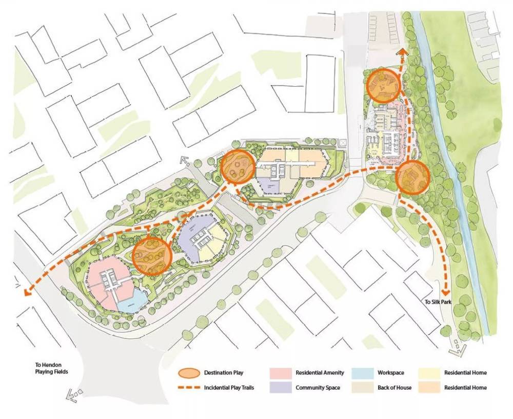 Site plan The Alcove at The Rockery#