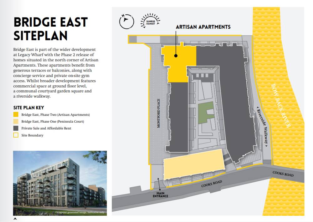 Site plan Bridge East#