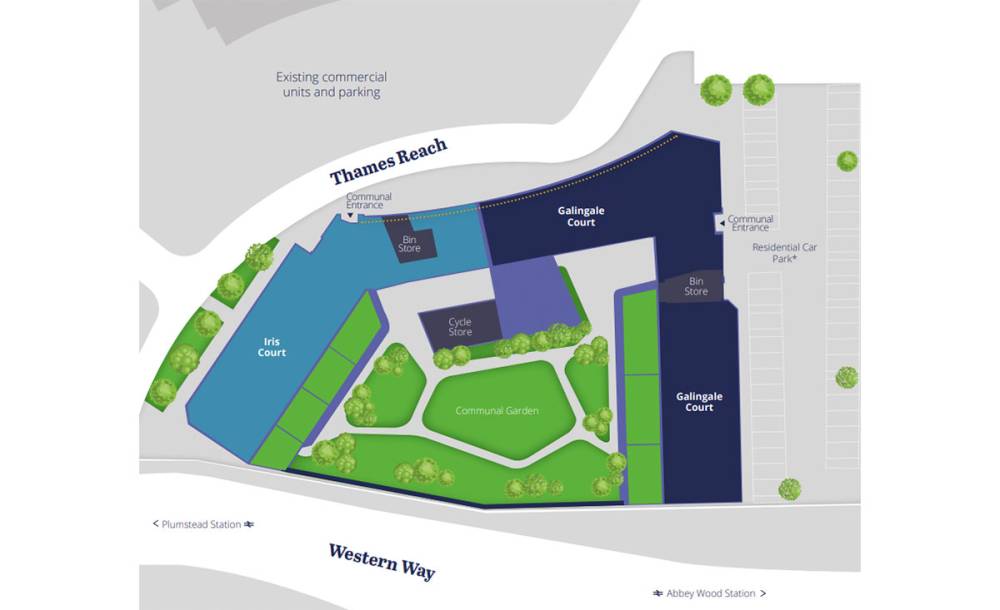 Site plan The Reach#