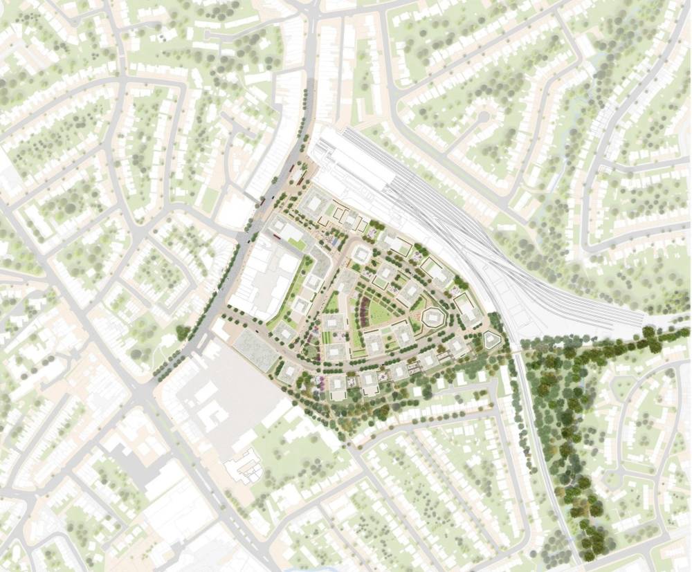 Site plan Edgware Town Centre#