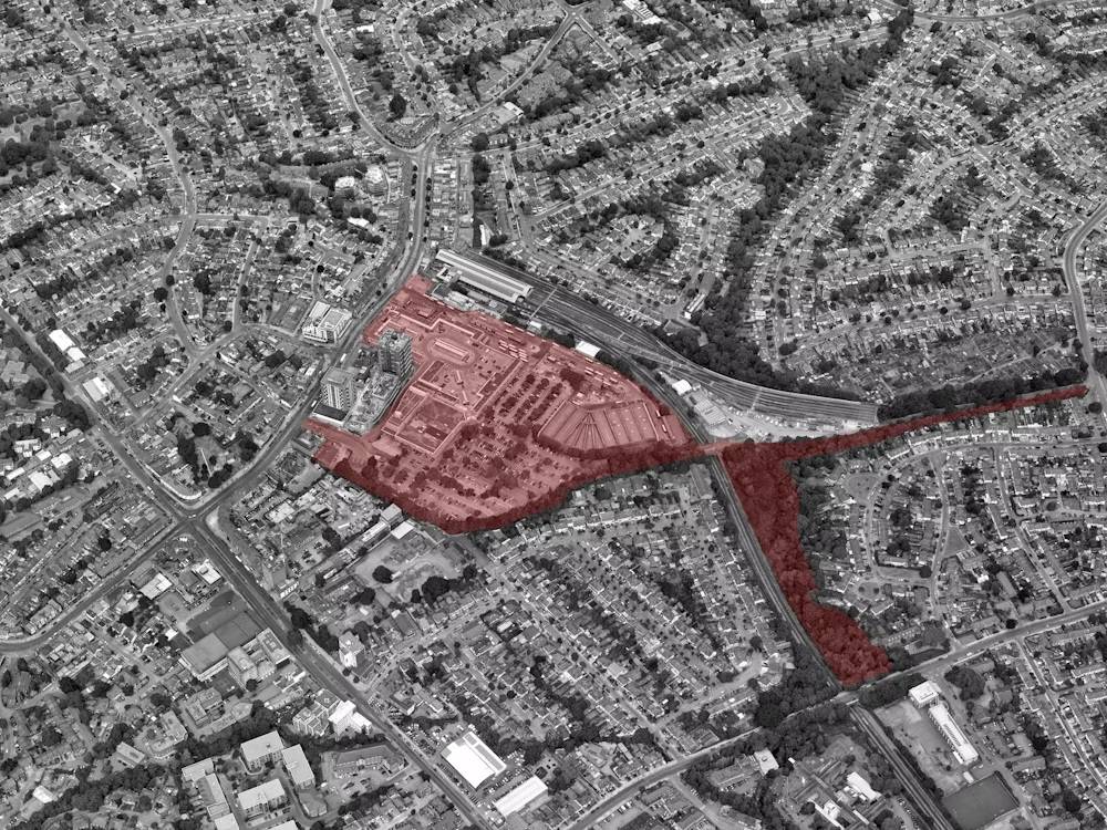 Site plan Edgware Town Centre#