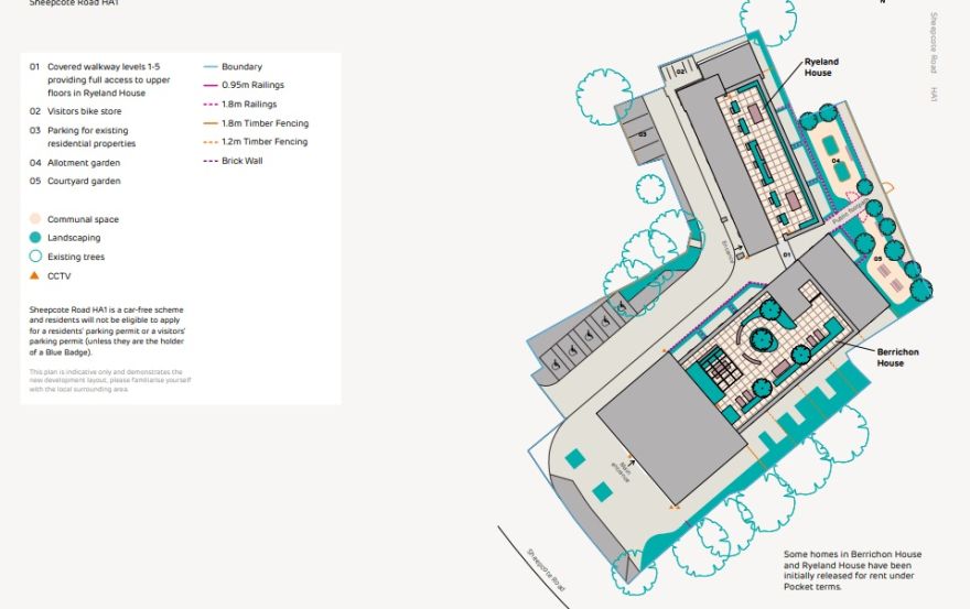 Site plan – Sheepcote Road