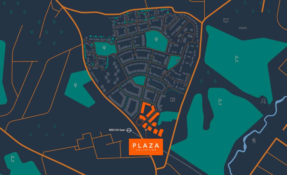 Site plan Plaza Collection#