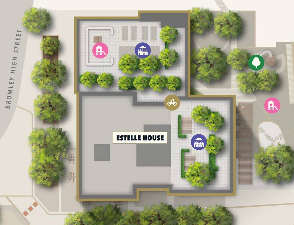 Site plan The Beacon Bow#