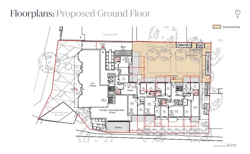 Site plan Walm Lane#
