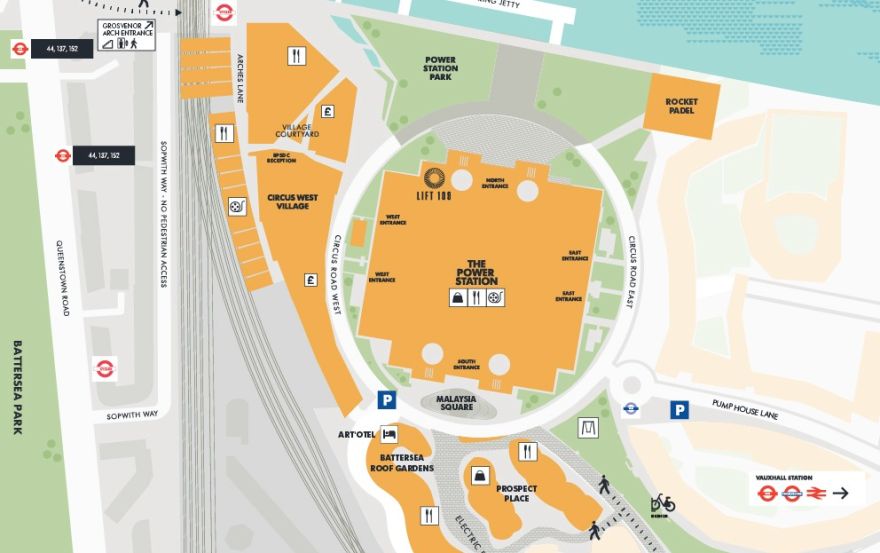 Site plan – Chelsea Barracks