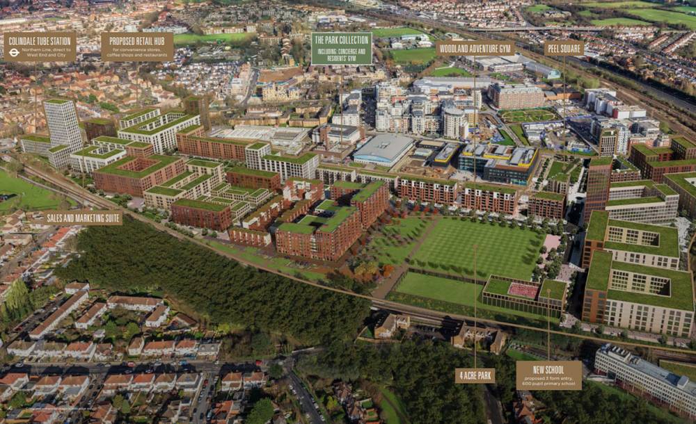 Site plan Colindale Gardens#