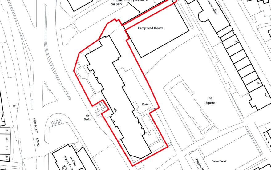 Site plan – 100 Avenue Road