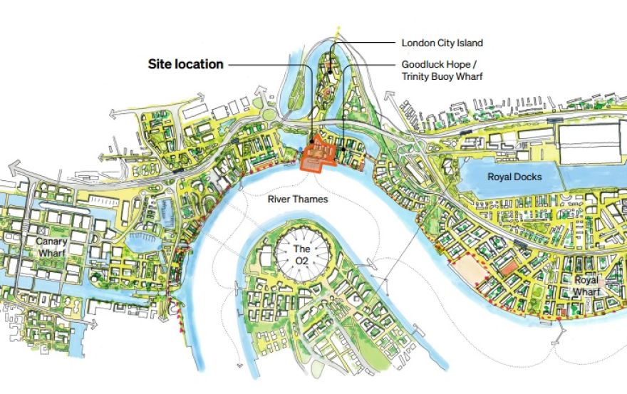 Site plan – Orchard Wharf by Regal London