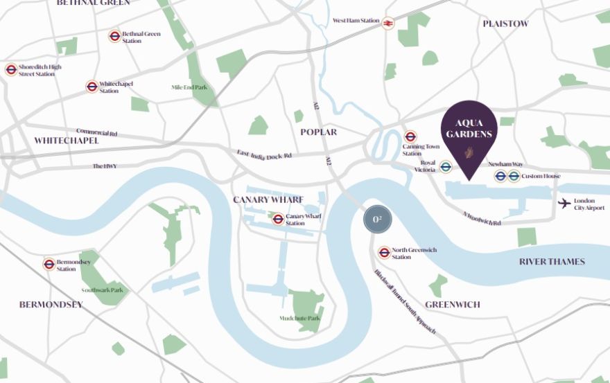 Site plan – Aqua Gardens