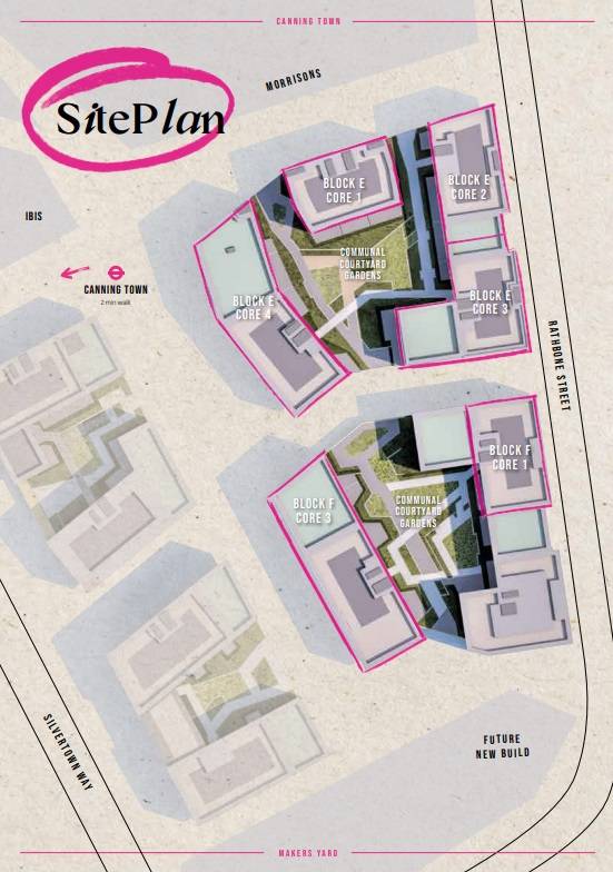 Site plan Maker’s Yard#