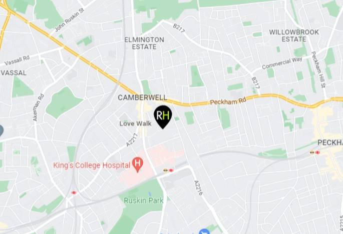 Site plan Love Walk London#