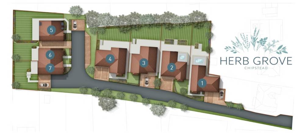 Site plan Herb Grove#