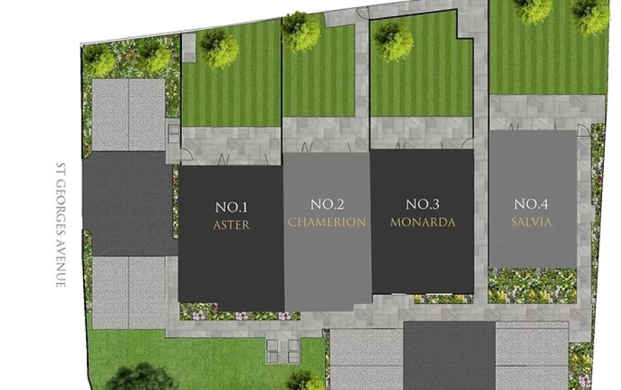 Site plan – Queenbee Gardens