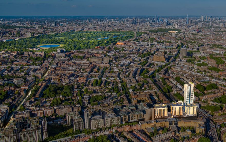 Site plan – 100 Kensington