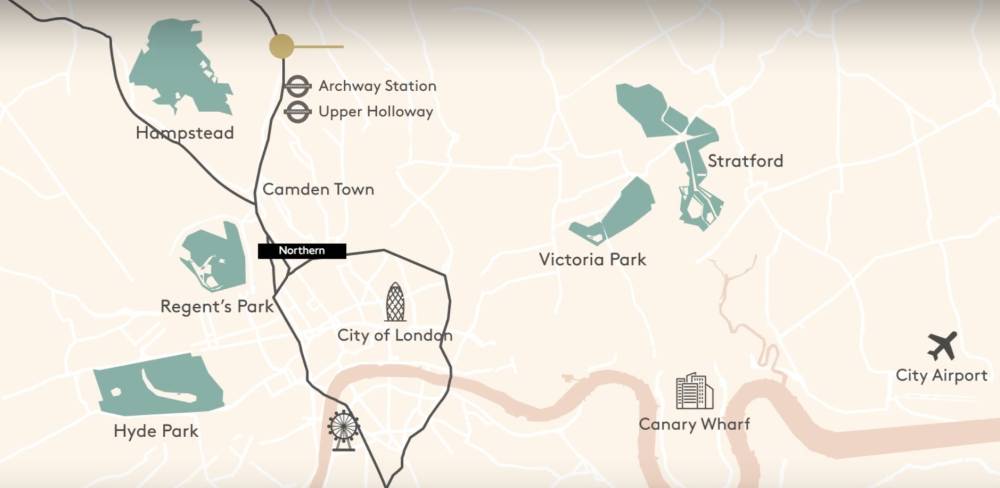 Site plan Archway Campus#