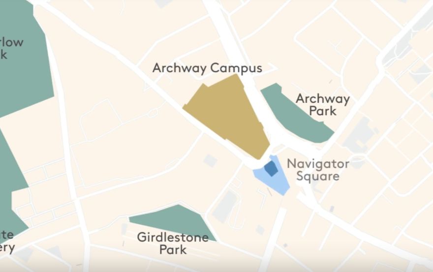 Site plan – Archway Campus