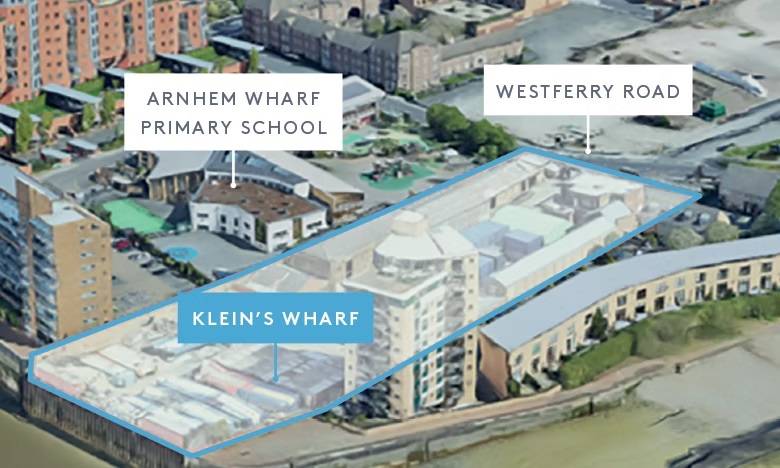 Site plan Klein's Wharf#