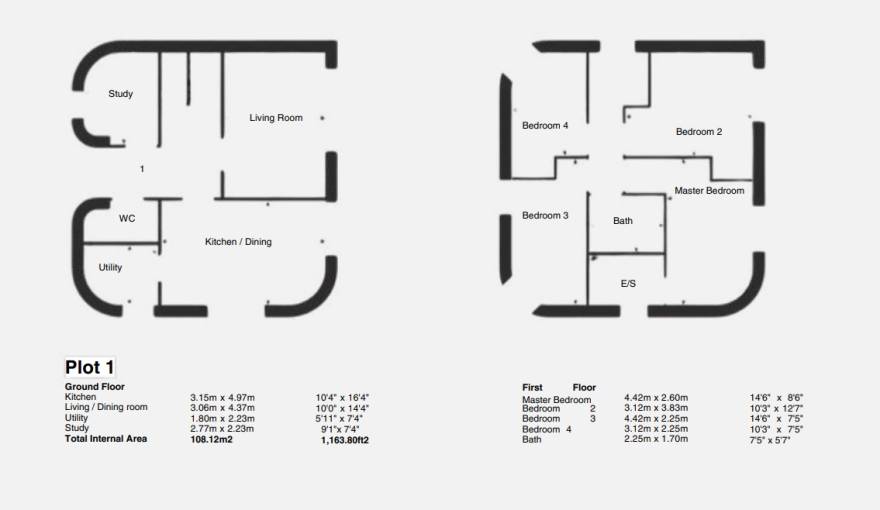 Plans Rothbury Row