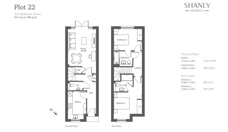 Plans Moorfield Mews