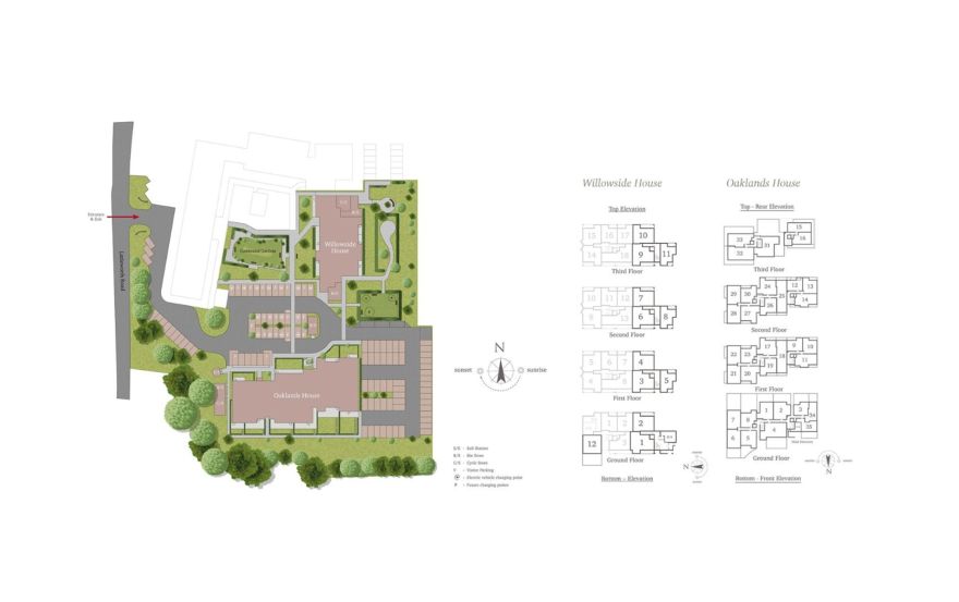 Site plan – Oaklands Park