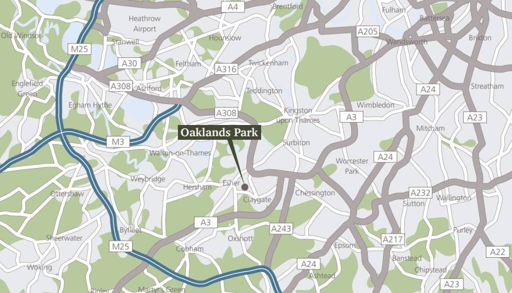 Site plan Oaklands Park#
