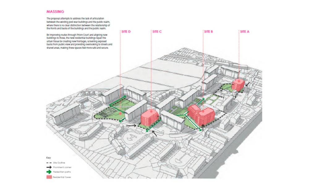Site plan Priory Court#