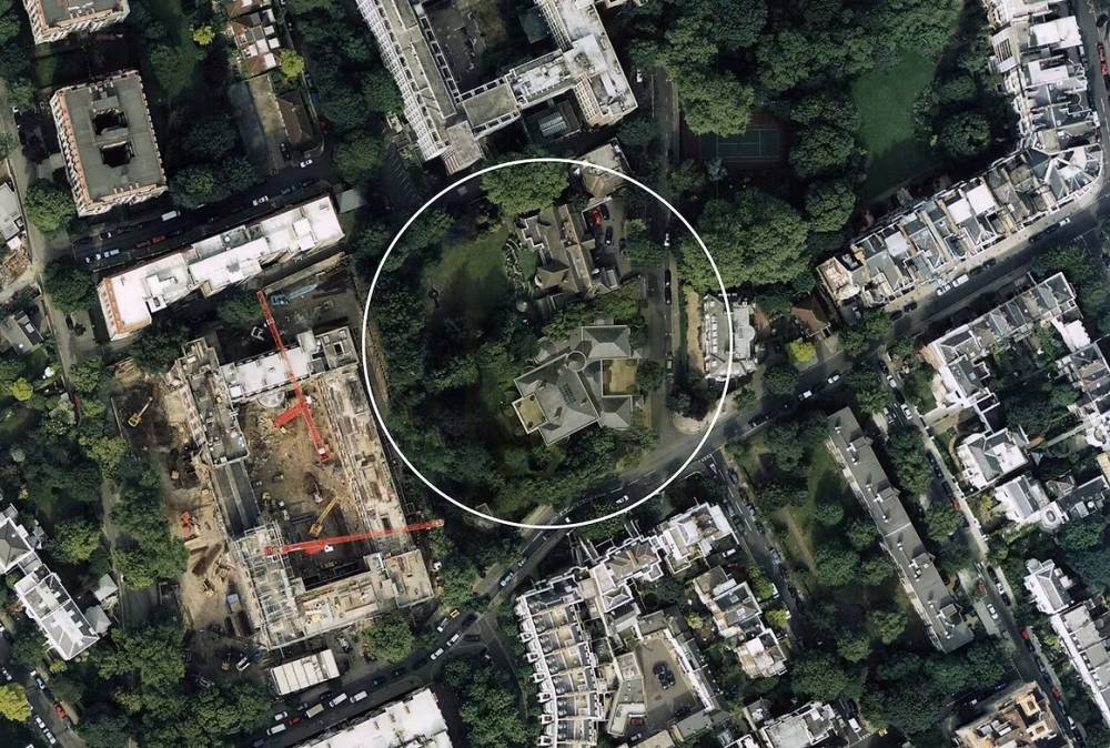 Site plan 1 Campden Hill#